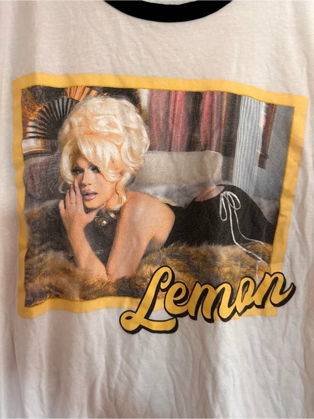 Lemon Drag Queen Merch Ringer Tee - Picture 2 of 8